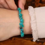 دستبند فیروزه زنانه کد 30458