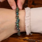 دستبند فیروزه زنانه کد 30465