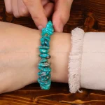 دستبند فیروزه زنانه کد 30468