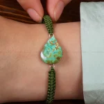 دستبند فیروزه زنانه کد 30494