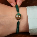 دستبند فیروزه زنانه کد 30499