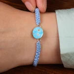 دستبند فیروزه زنانه کد 30501