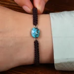 دستبند فیروزه زنانه کد 30506