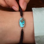 دستبند فیروزه زنانه کد 30509