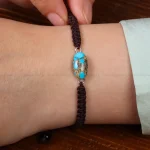 دستبند فیروزه زنانه کد 30510