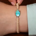 دستبند فیروزه زنانه کد 30515