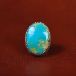 انگشتر فیروزه شجری مردانه کد 30535