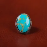 انگشتر فیروزه شجری مردانه کد 30538