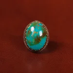 انگشتر فیروزه شجری مردانه کد 30540