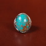 انگشتر فیروزه شجری مردانه کد 30542