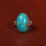 انگشتر فیروزه شجری مردانه کد 30573