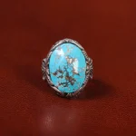 انگشتر فیروزه شجری مردانه کد 30574