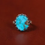 انگشتر فیروزه شجری مردانه کد 30575