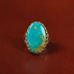 انگشتر فیروزه شجری مردانه کد 30579