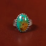 انگشتر فیروزه شجری مردانه کد 30590