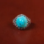 انگشتر فیروزه شجری مردانه کد 30601