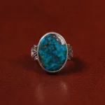 انگشتر فیروزه شجری مردانه کد 30625