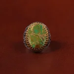 انگشتر فیروزه شجری مردانه کد 30630