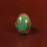 انگشتر فیروزه شجری مردانه کد 30632