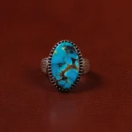 انگشتر فیروزه شجری مردانه کد 30634