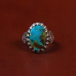 انگشتر فیروزه شجری مردانه کد 30640