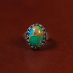 انگشتر فیروزه شجری مردانه کد 30644