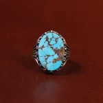 انگشتر فیروزه شجری مردانه کد 30656