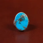 انگشتر فیروزه شجری مردانه کد 30657