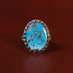 انگشتر فیروزه شجری مردانه کد 30675