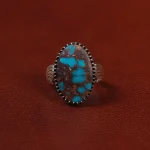 انگشتر فیروزه شجری مردانه کد 30681