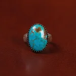 انگشتر فیروزه شجری مردانه کد 30697