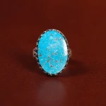 انگشتر فیروزه شجری مردانه کد 30705