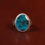 انگشتر فیروزه شجری مردانه کد 30723