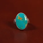 انگشتر فیروزه شجری مردانه کد 30730