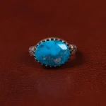 انگشتر فیروزه شجری مردانه کد 30742