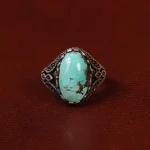 انگشتر فیروزه شجری مردانه کد 30743