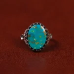 انگشتر فیروزه شجری مردانه کد 30748