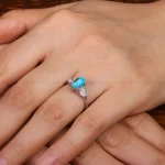 انگشتر فیروزه شجری زنانه کد 30812