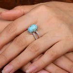 انگشتر فیروزه شجری زنانه کد 30826