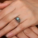 انگشتر فیروزه شجری زنانه کد 30863