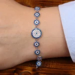 دستبند نقره زنانه کد 31020