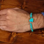 دستبند فیروزه خزامه کد 30412