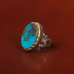 انگشتر فیروزه شجری مردانه کد 30536