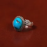 انگشتر فیروزه شجری مردانه کد 30547