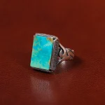 انگشتر فیروزه شجری مردانه کد 30566