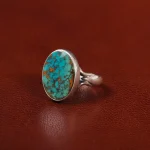 انگشتر فیروزه شجری مردانه کد 30576