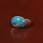 انگشتر فیروزه شجری مردانه کد 30618