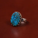 انگشتر فیروزه شجری مردانه کد 30621