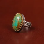 انگشتر فیروزه شجری مردانه کد 30632