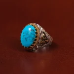 انگشتر فیروزه شجری مردانه کد 30633